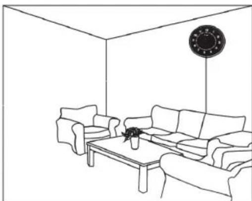 KONIG SECDVRWCA10 - Kellon asennus: - 1