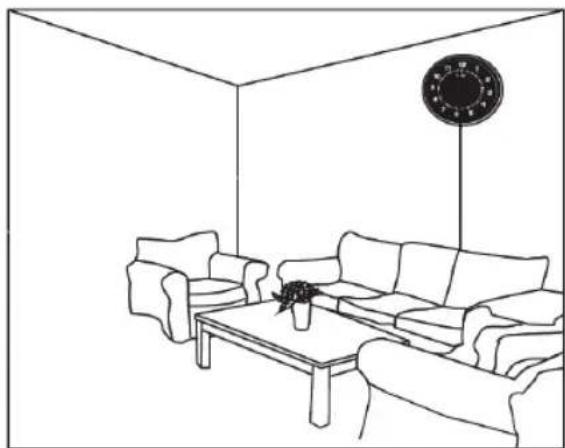 KONIG SECDVRWCA10 - Instalarea ceasului: - 1