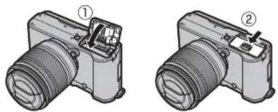 FUJIFILM XM1 - Fermez le couvercle du compartiment de la batterie. - 1