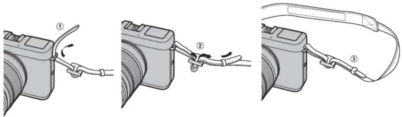 FUJIFILM XM1 - Fixation de la courroie - 1