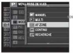 FUJIFILM XM1 - Mode de mise au point - 1