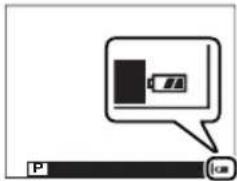 FUJIFILM XM1 - Niveau de charge de la batterie - 1