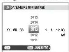 FUJIFILM XM1 - Réglez la date et l'heure. - 1