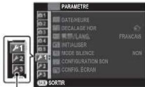 FUJIFILM XM1 - Utilisation du menu de réglage - 1
