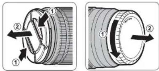 FUJIFILM XM1 - Retrait des bouchons - 1
