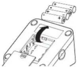HOMEDICS BPA2000EU - Inserting and Changing Batteries - 1