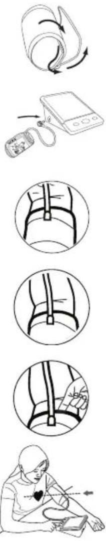 Medical procedure diagram showing steps from ear manipulation to patient care with labeled diagrams