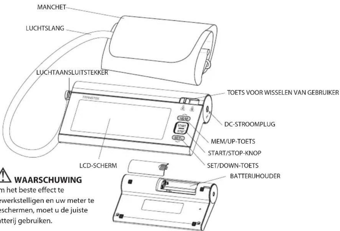HOMEDICS BPA3000EU - MONITORCOMPONENTEN - 1