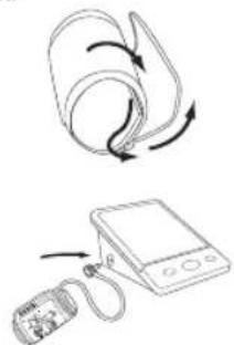 HOMEDICS BPA3000EU - Mansetin kiinnitys - 1