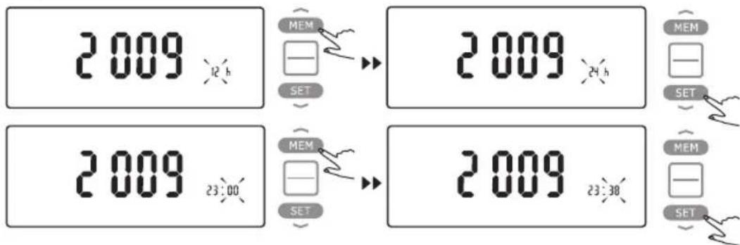 HOMEDICS BPA3000EU - IMPOSTAZIONE DI DATA, ORA E UNITÀ DI MISURA - 9