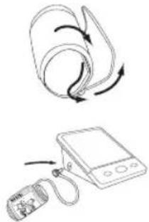 HOMEDICS BPA3000EU - Anbringen der Manschette - 1