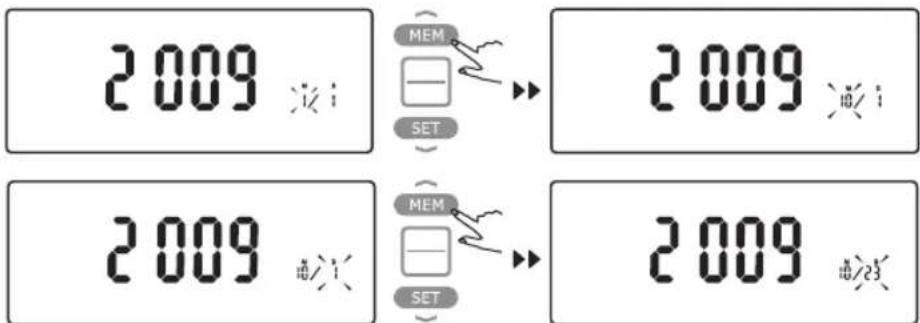 HOMEDICS BPA3000EU - HET INSTellen VAN DE DATUM, Tijd EN DE MEETEENHEID - 7