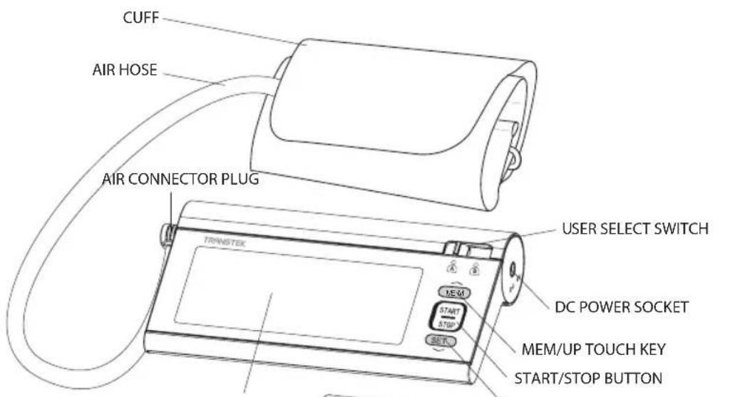 HOMEDICS BPA3000EU - MONITOR COMPONENTS - 1