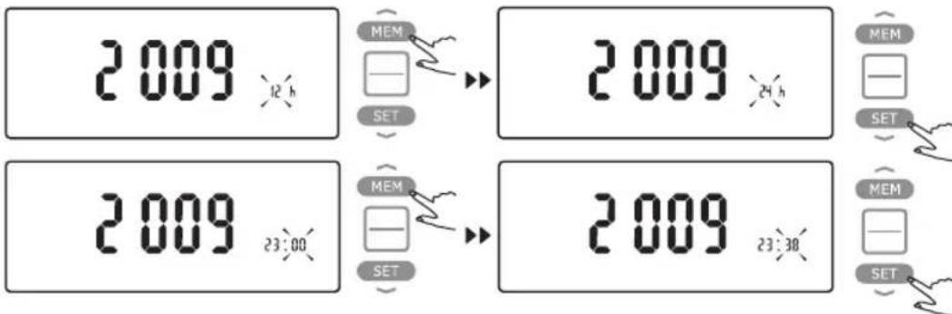 HOMEDICS BPA3000EU - EINSTELLUNG VON DATUM, UHRZEIT UND MASSEINHEIT - 9