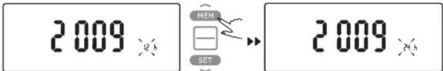 HOMEDICS BPA3000EU - HET INSTellen VAN DE DATUM, Tijd EN DE MEETEENHEID - 9