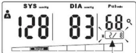 HOMEDICS BPA3000EU - Rögzítét adatok visszahívása - 5