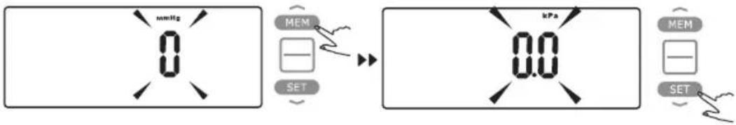 HOMEDICS BPA3000EU - EINSTELLUNG VON DATUM, UHRZEIT UND MASSEINHEIT - 10