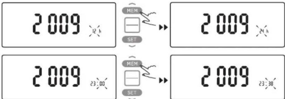 HOMEDICS BPA3000EU - HET INSTellen VAN DE DATUM, Tijd EN DE MEETEENHEID - 11