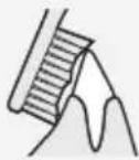 PANASONIC EWDS90K - At the back of the front teeth or misaligned teeth - 1