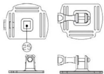 NILOX Mini HD Action Cam - STRUCTURE DE MINI - 4