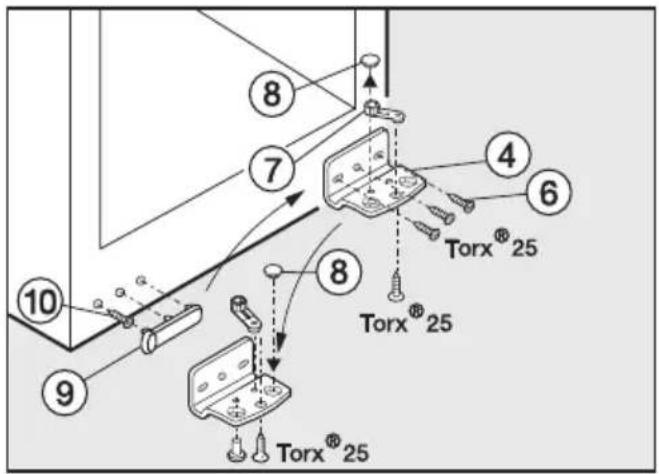 MIELE FN 12621 S1 - Changement de la butée de porte - 1