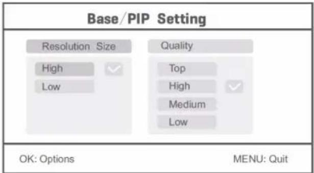 KONIG SECTRANS60 - Nastavení PIP: - 1