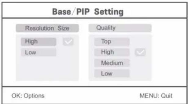 KONIG SECTRANS60 - Impostazioni PIP: - 1