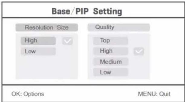 KONIG SECTRANS60 - Parametre PIP: - 1