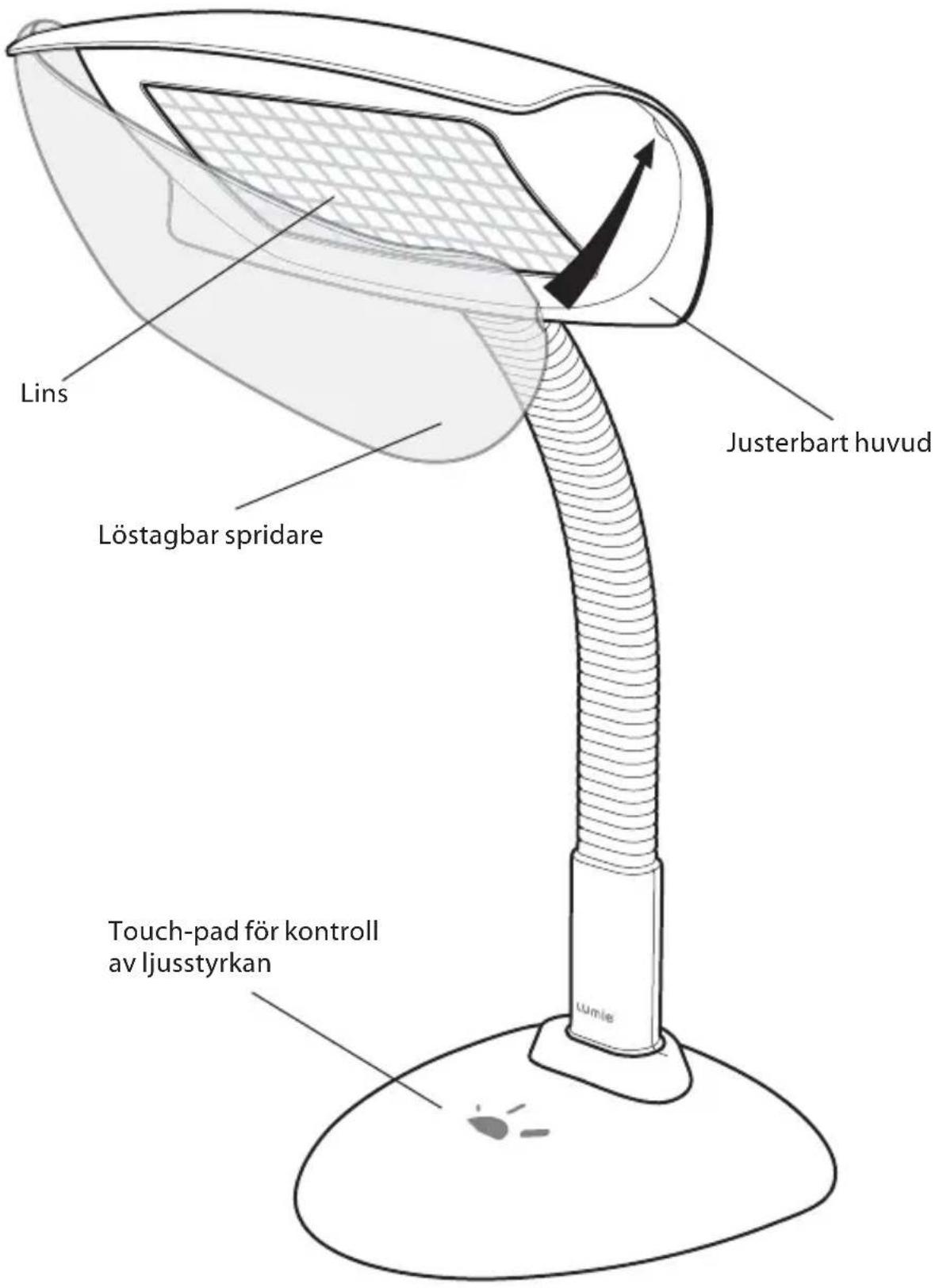 LUMIE Desklamp - Utan spridaren – vanligtvis 30 minuter - 1
