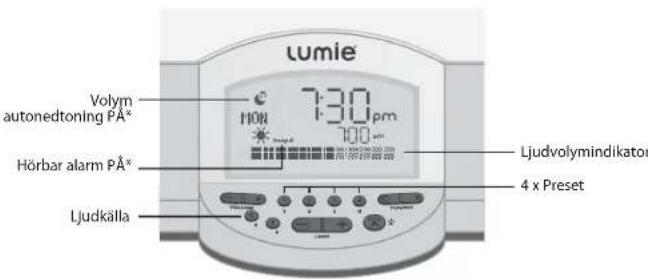 LUMIE Bodyclock ELITE 300 - Audiofunktioner - 1