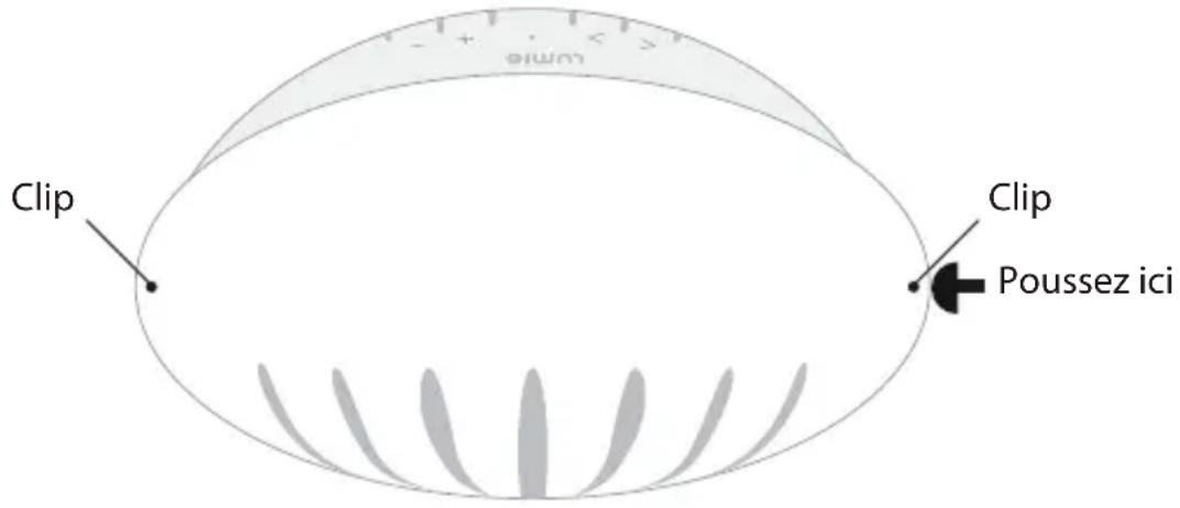 LUMIE BodyClock Active 250 - Pour retirer le globe - 1