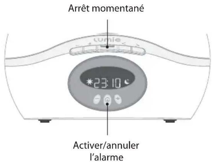 LUMIE BodyClock Active 250 - Utilisation de l'alarme - 1