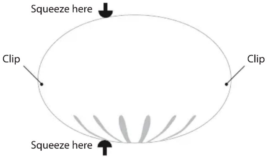 LUMIE Bodyclock GO 75 - To remove the lamp cover - 1