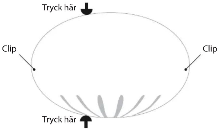 LUMIE Bodyclock GO 75 - Ta av lampans skyddshölje - 1