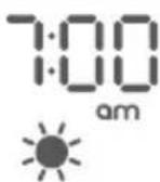 LUMIE Bodyclock GO 75 - Display shows (for example) What you do - 4