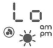 LUMIE Bodyclock GO 75 - För att ställa in Ijusstyrkan på displayen: - 2