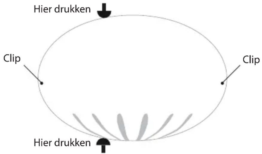 LUMIE Bodyclock GO 75 - De lampenkap verwijderen - 1