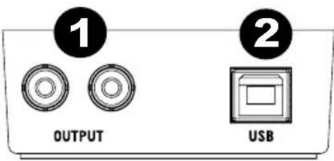 NUMARK Mixtrack Pro II - PANNELLO POSTERIORE - 1