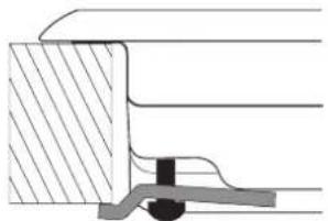 HOTPOINT-ARISTON PK 644 D GH E XHA - Schema di fissaggio dei ganci - 2