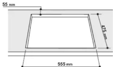 HOTPOINT-ARISTON PK 644 D GH E XHA - Встановлення плити - 2