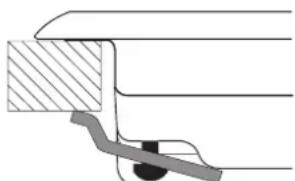 HOTPOINT-ARISTON PK 644 D GH E XHA - Esquema para prender os ganchos - 1