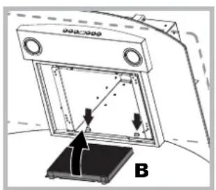 HOTPOINT-ARISTON HGF 9.5 AM XHA - Karbon filtresine bakım uygulanması (B) - 2