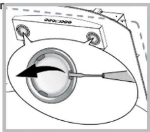 HOTPOINT-ARISTON HGF 9.5 AM XHA - Ampullerin değiştirilmesi - 1