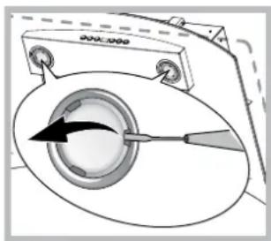 HOTPOINT-ARISTON HGF 9.5 AM XHA - Replacing the bulbs - 1