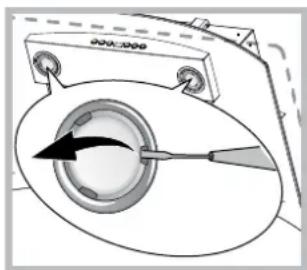 HOTPOINT-ARISTON HGF 9.5 AM XHA - Заміна лампочок - 1