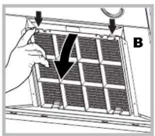HOTPOINT-ARISTON HGF 9.5 AM XHA - Karbon filtresine bakım uygulanması (B) - 1