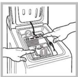 HOTPOINT-ARISTON ECOT7F 1292 EU - Come aprire e chiudere il cestello - 4