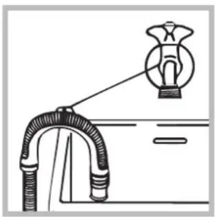 HOTPOINT-ARISTON ECOT7F 1292 EU - Connecting the drain hose - 2