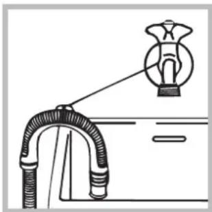 HOTPOINT-ARISTON ECOT7F 1292 EU - Raccordement du tuyau de vidange - 2