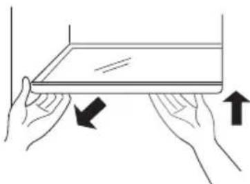 HAIER CFE633CWE - Adjusting shelf height - 1